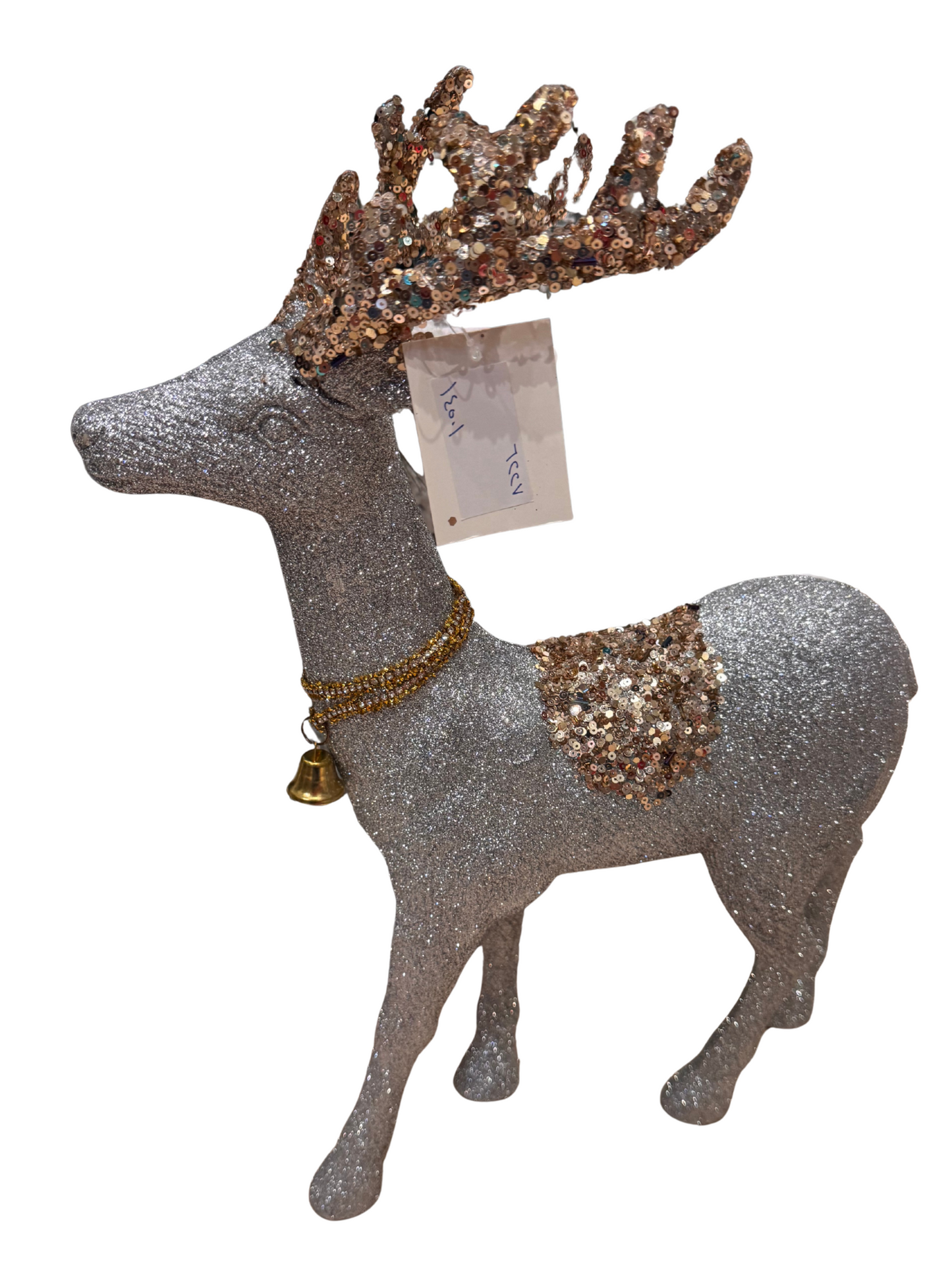 Reindeer Figurine (Silver & Gold)