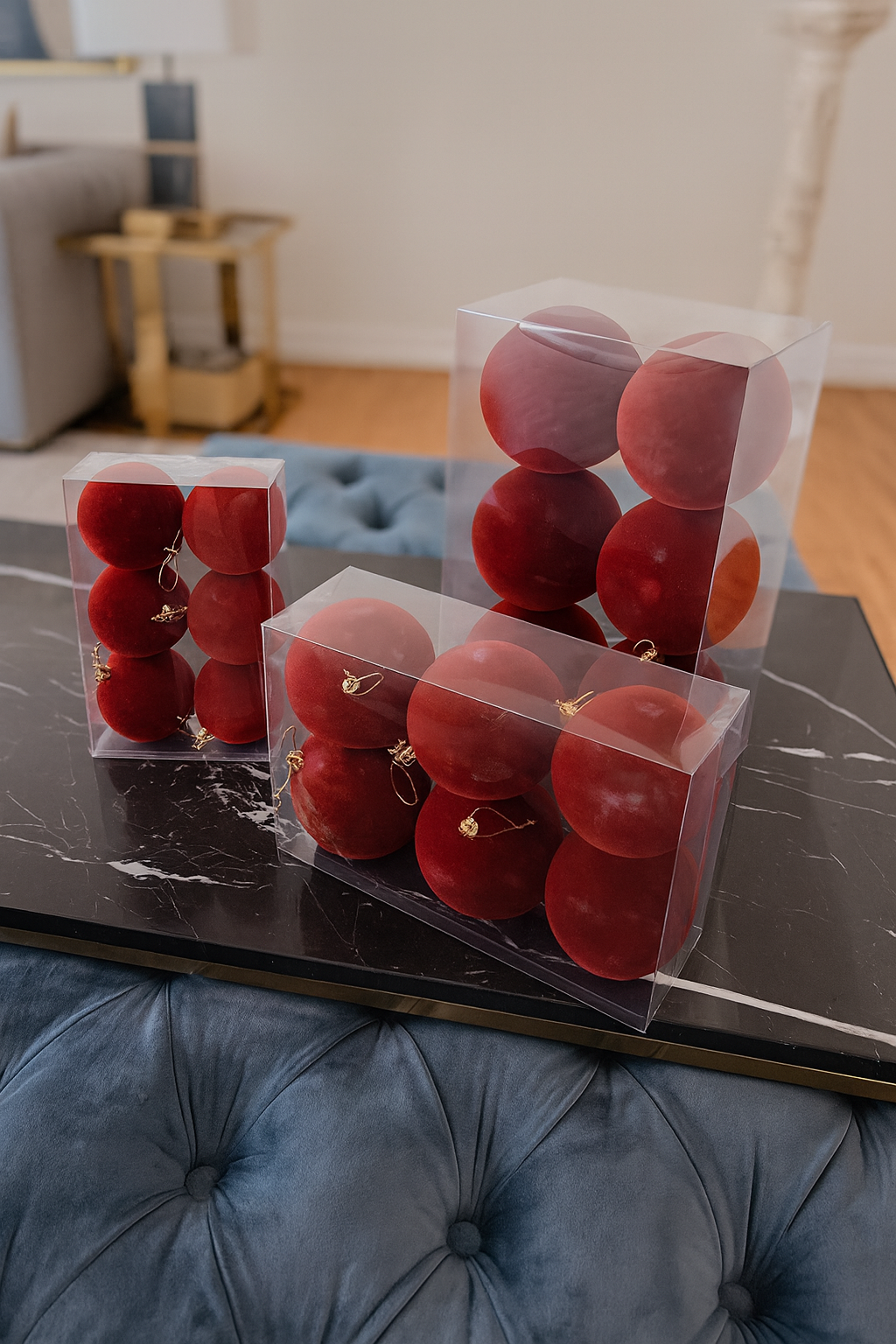 Classic Velvet Burgundy Ornament