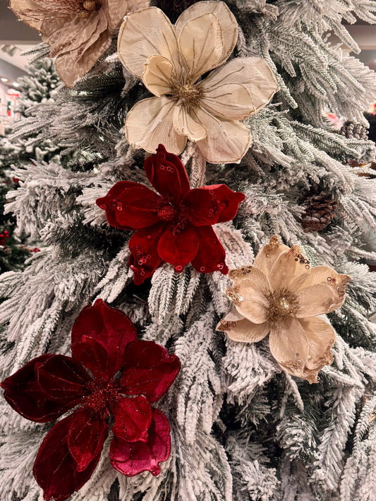 Velvet & Glitter Blooms