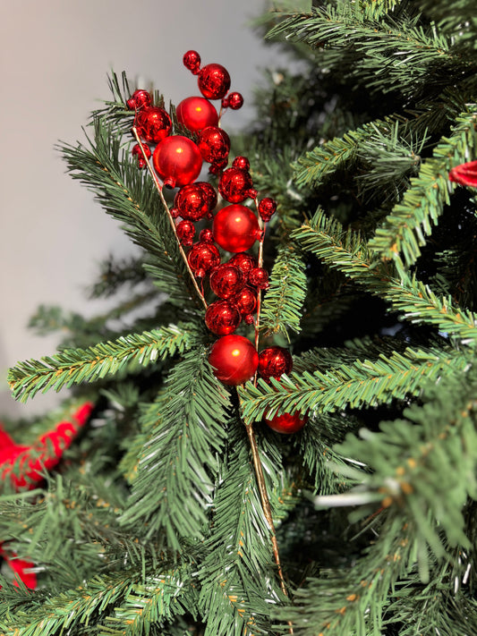 Red Baubles Pick