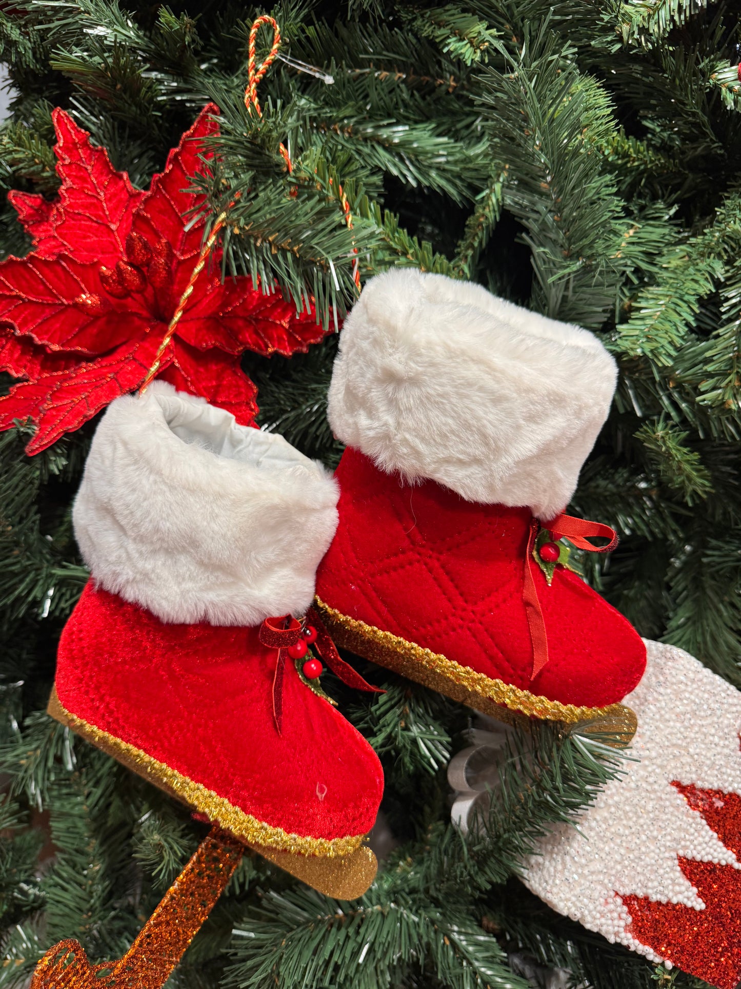 Red Ice Skate Ornament