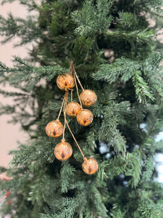 Gold Cluster Baubles Pick