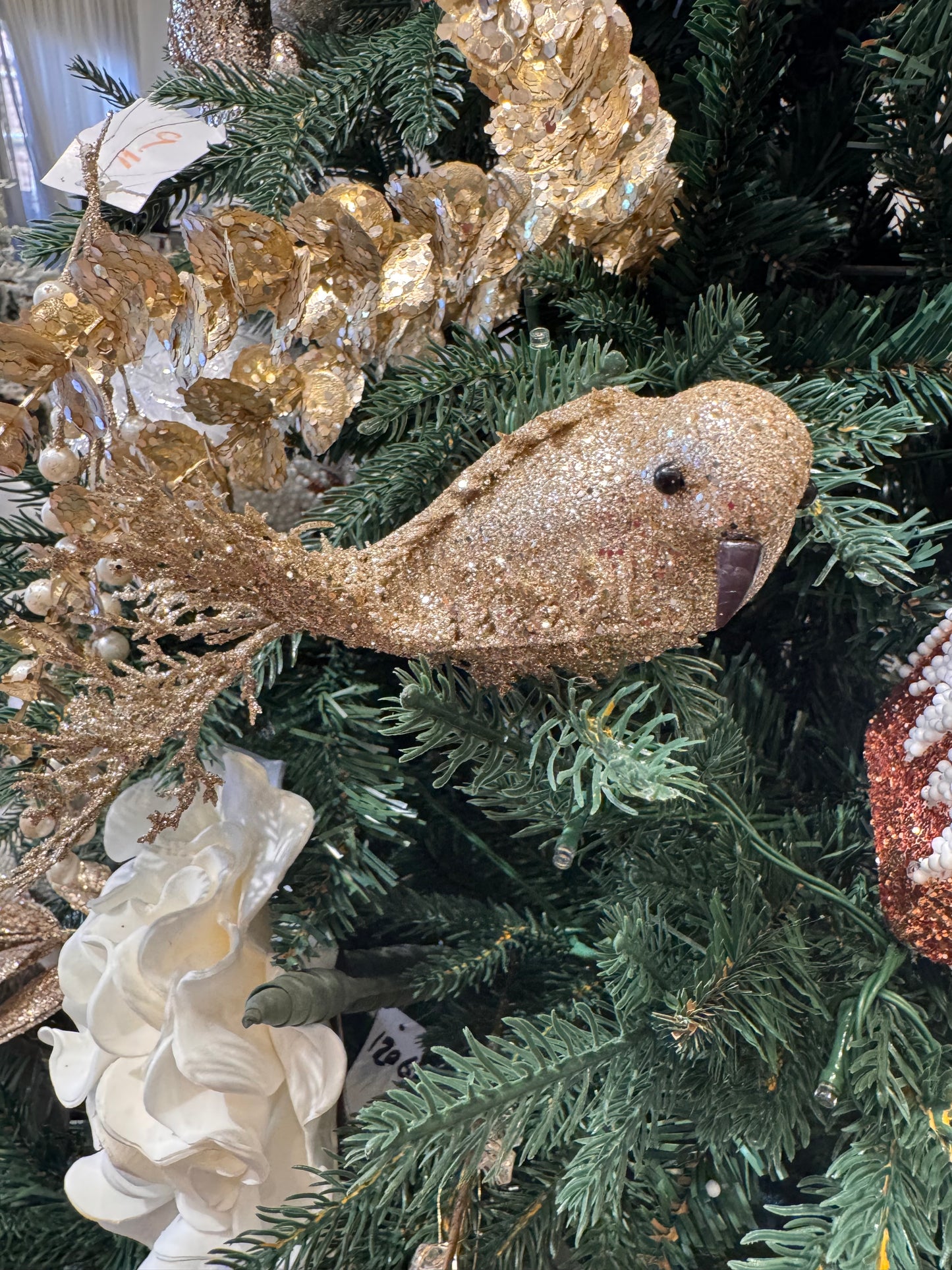 Glitter Bird Ornament