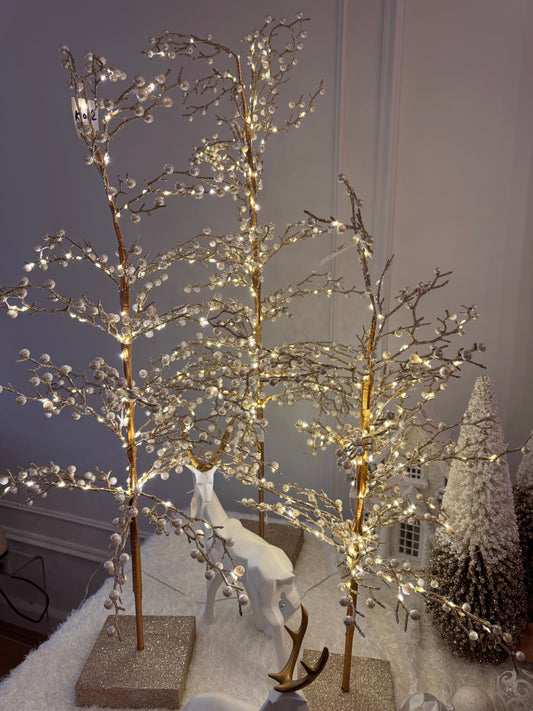 Lighted Crystal Christmas Tree