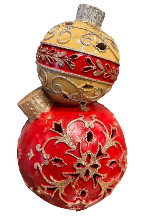 Stacked Ornament Decor (light up)