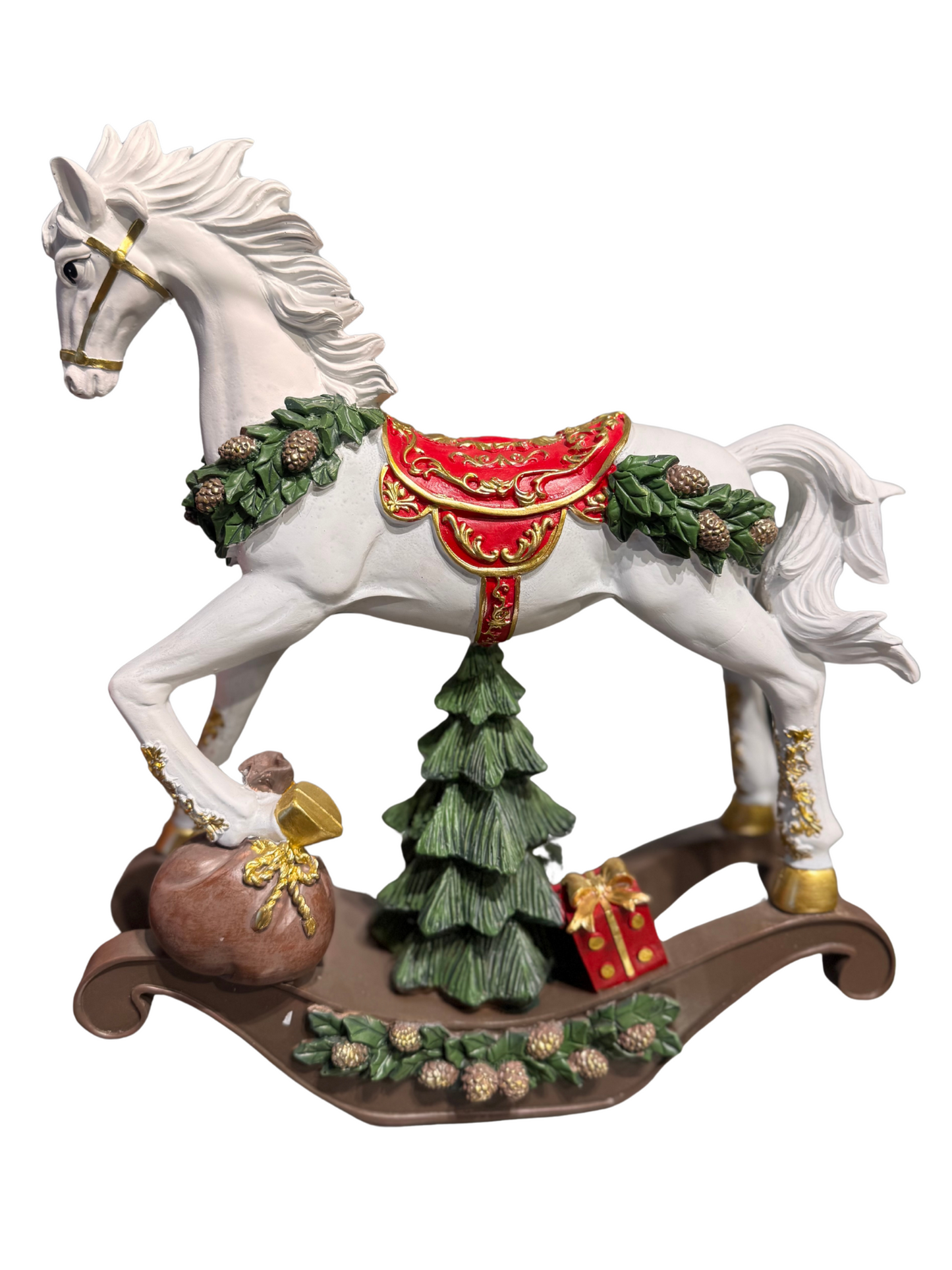 Festive Rocking Horse Décor