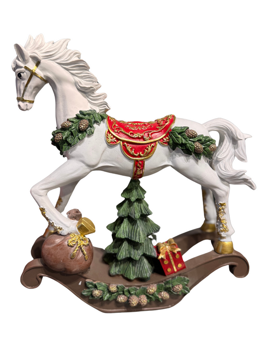 Festive Rocking Horse Décor