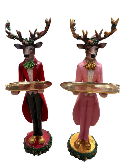 Reindeer Butler Figurine