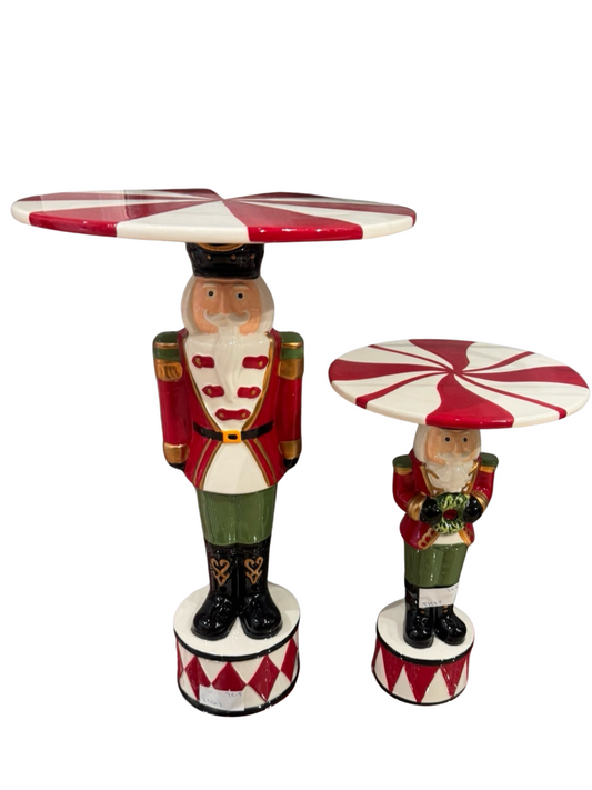 Candy Pedestal Nutcrackers