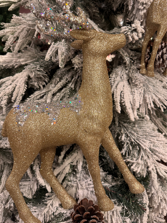 Reindeer Figurine (Gold & Silver)