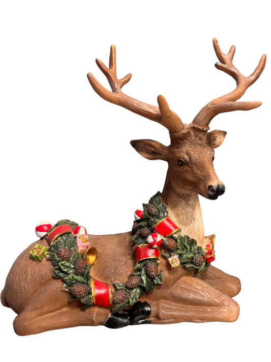 Reindeer with Wreath